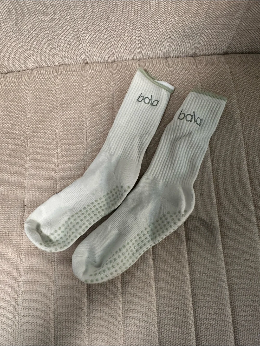 Bala green grip socks never used